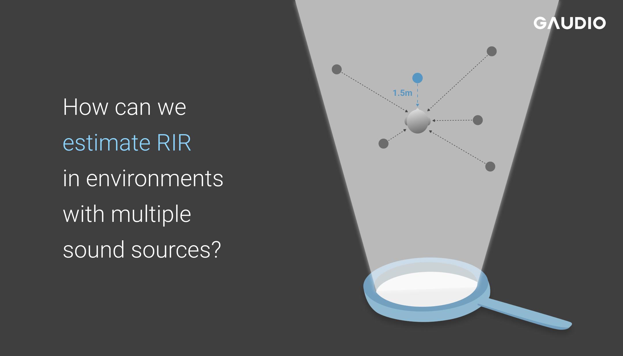 How Can We Estimate RIR in Environments with Multiple Sound Sources?