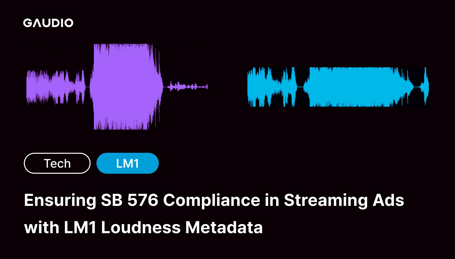Ensuring SB 576 Compliance in Streaming Ads with LM1 Loudness Metadata